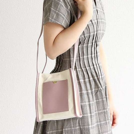 ショルダー バッグ ミニ シンプル スクエア ミニポシェット