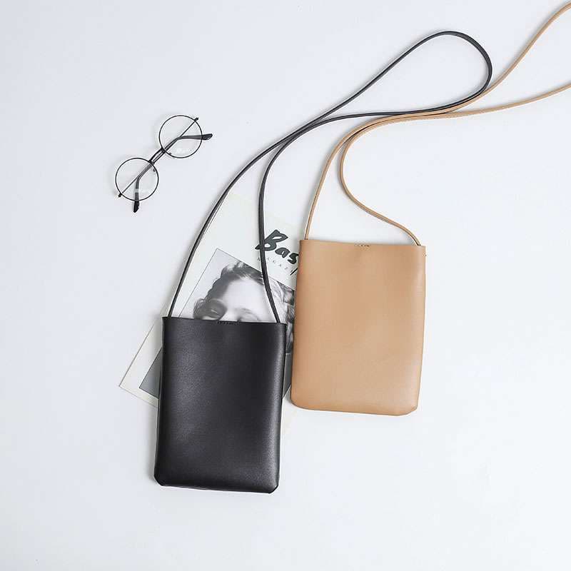 ショルダー バッグ ミニ シンプル スマート ミニショルダー 本革製