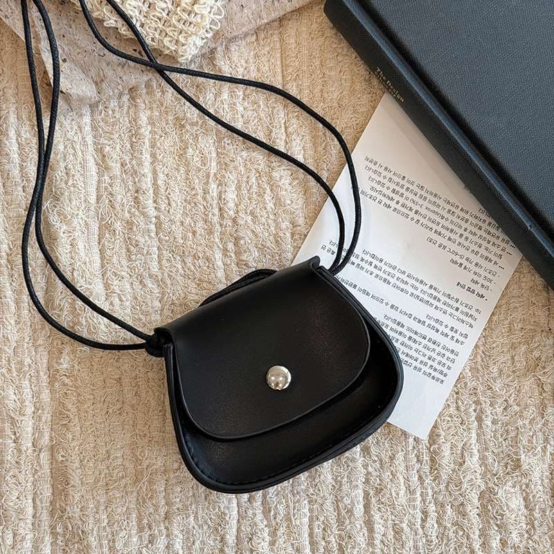 ショルダー バッグ ミニ ミニマル シンプル フラップショルダーバッグ