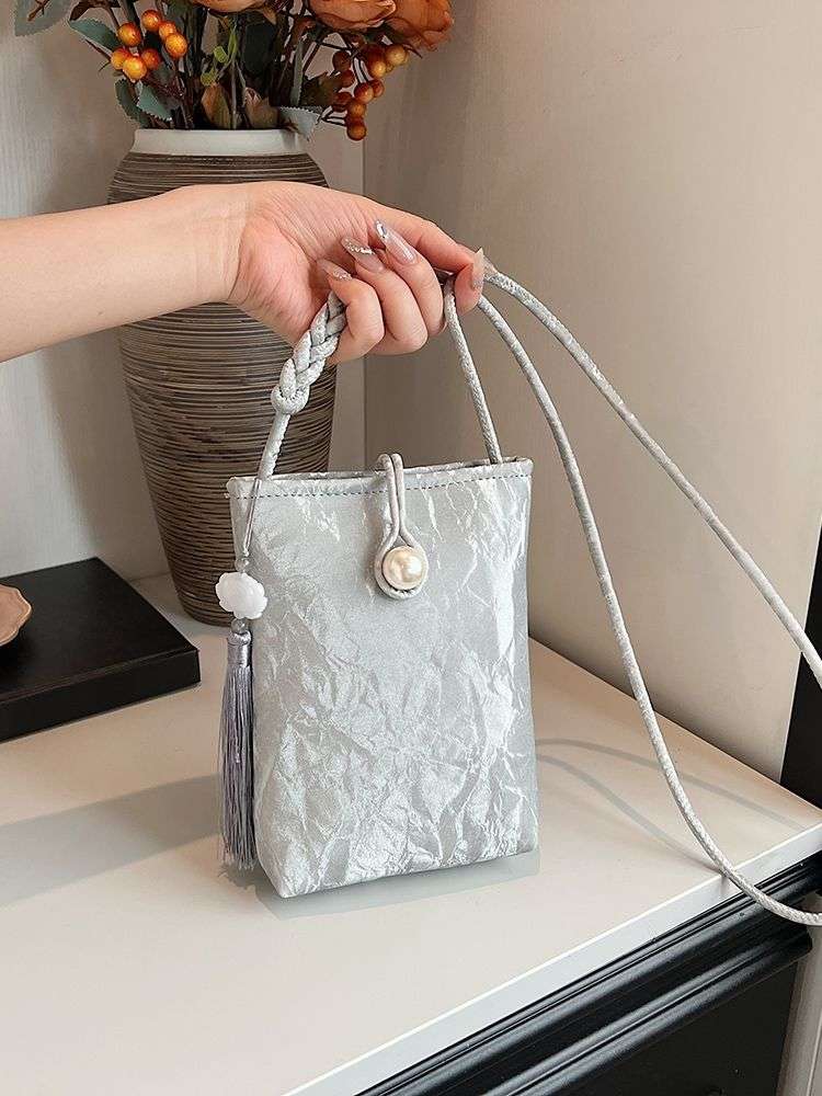 ショルダー バッグ ミニ しっかり編みベルト 洗練バッグ ショルダー