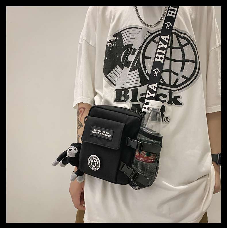 ショルダー バッグ ミニ ストリート系 ミニ ボトルポケット ショルダー