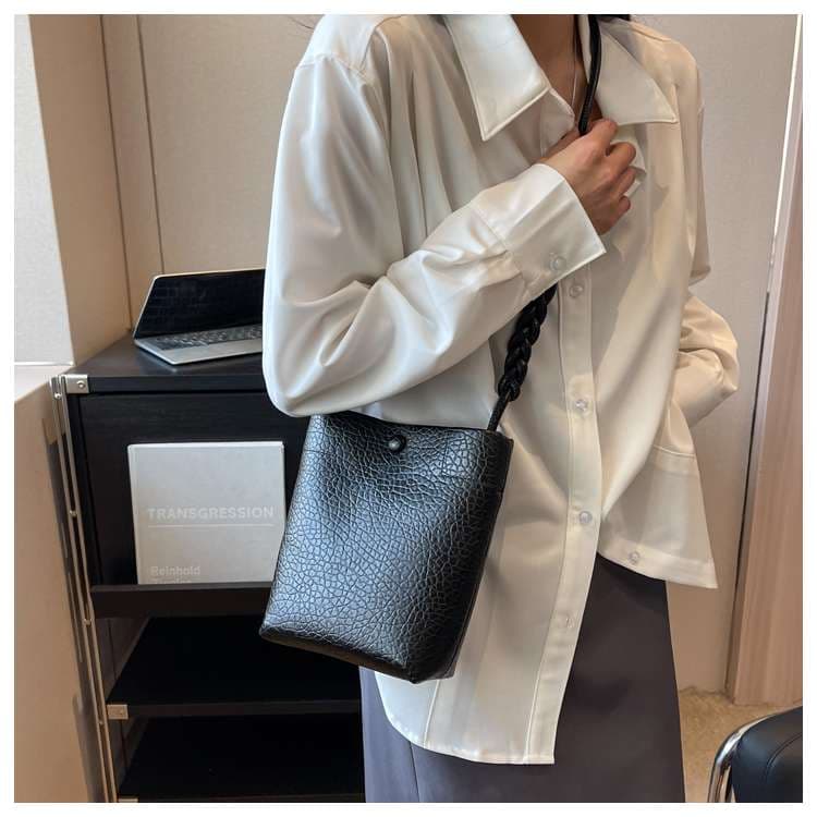 ショルダー バッグ ミニ クロコ型押しミニショルダーバッグ