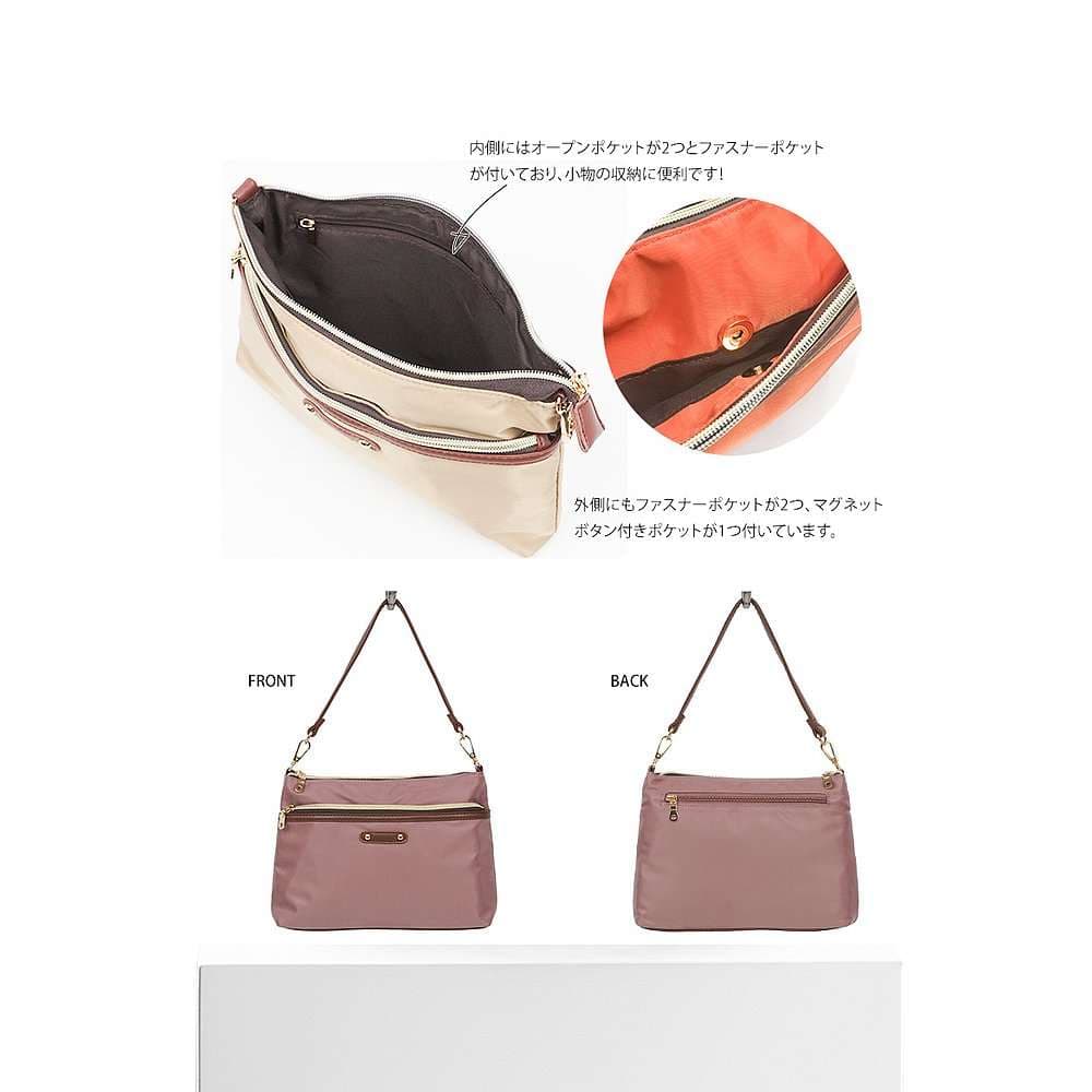 ショルダー バッグ ミニ マルチポケット斜め掛けミニバッグ