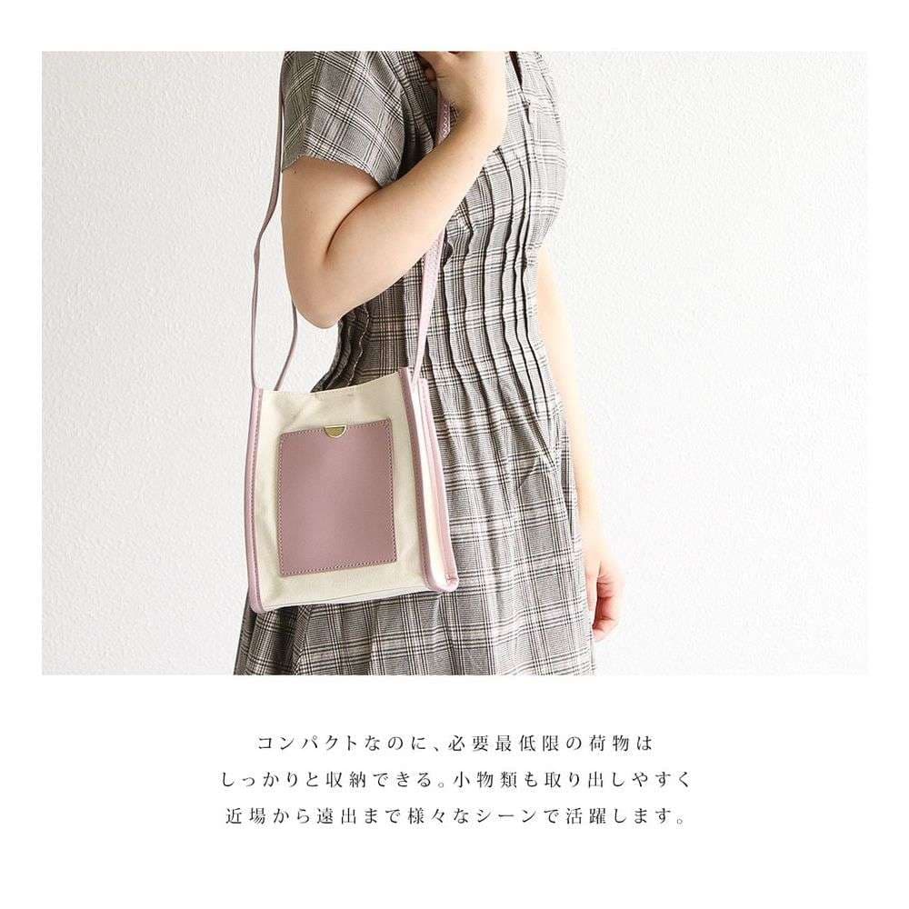 ショルダー バッグ ミニ シンプル スクエア ミニポシェット