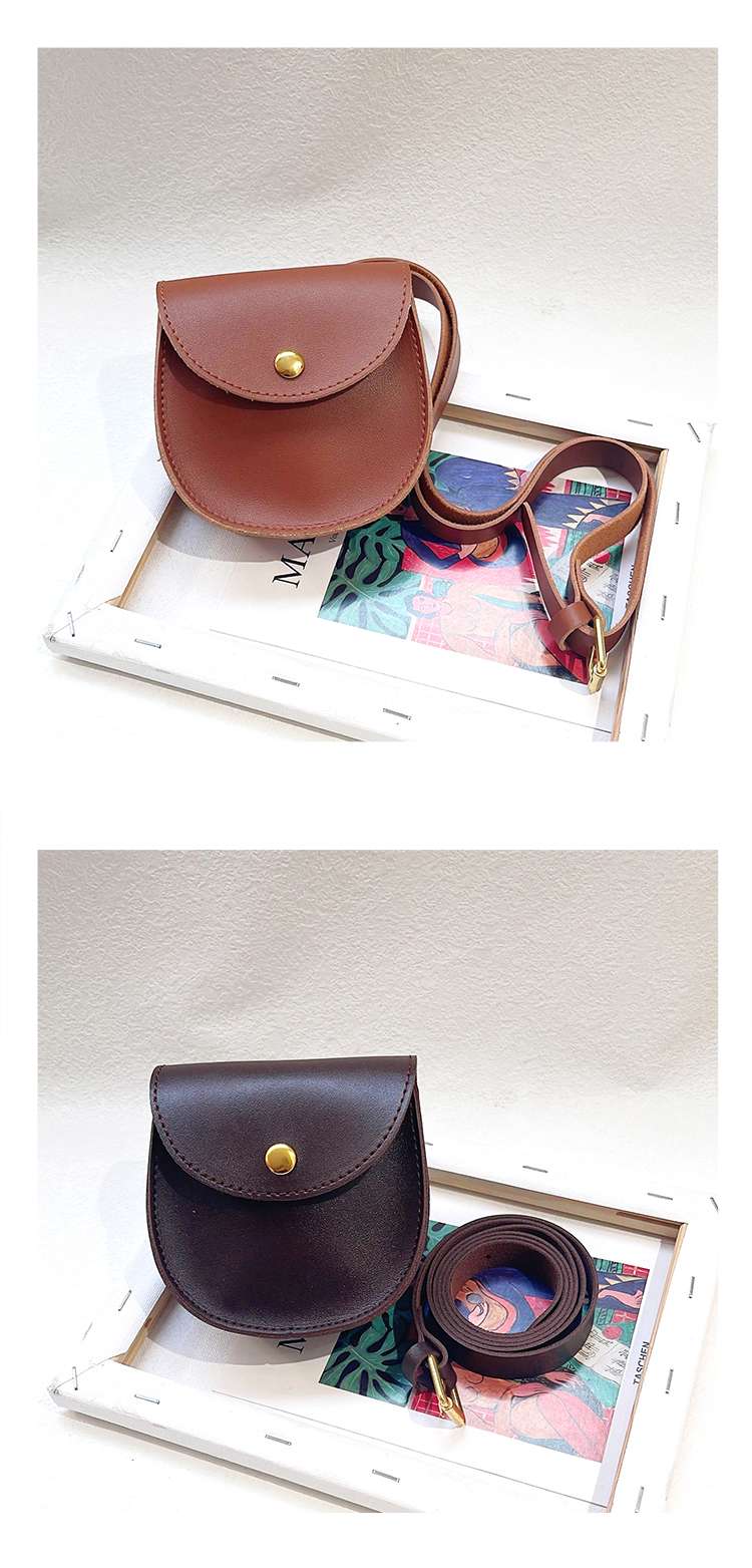 ショルダー バッグ ミニ シンプル半月型ミニショルダーバッグ