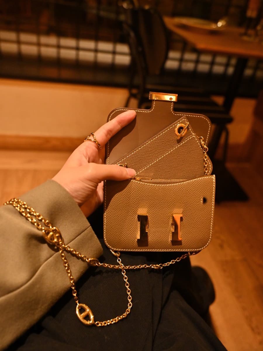 ショルダー バッグ ミニ クラシック金具付きミニショルダー