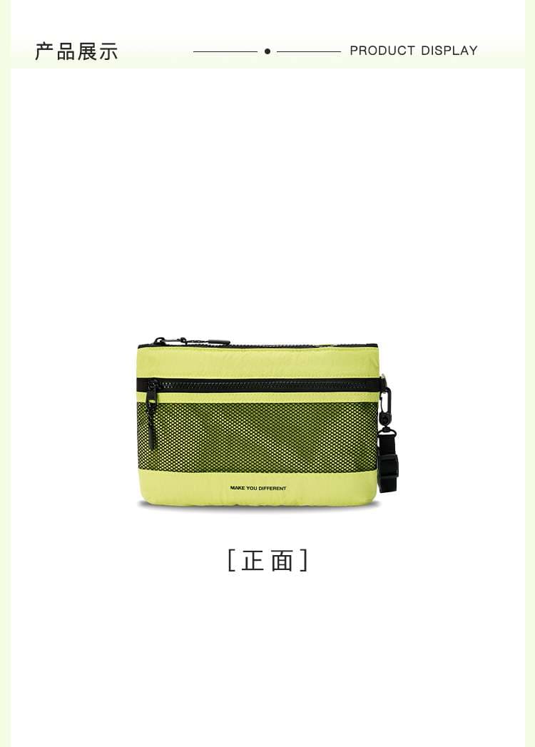 ショルダー バッグ ミニ メッシュポケット付き ミニショルダーバッグ