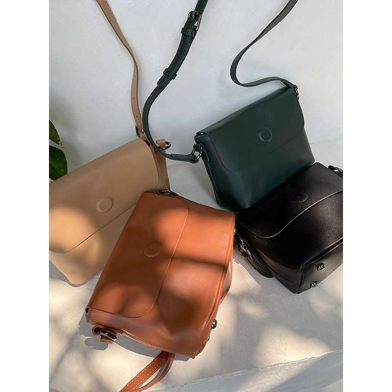 ショルダー バッグ ミニ シンプル レザー ミニショルダー バッグ