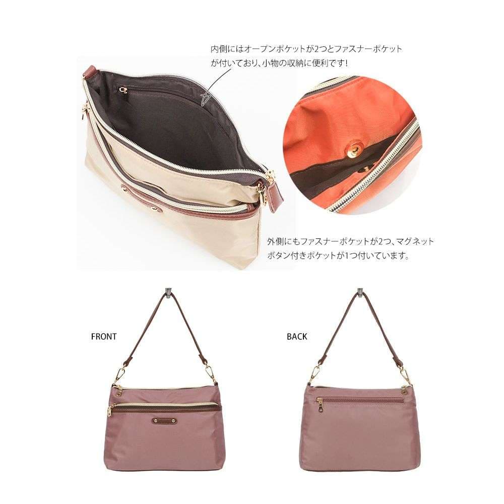 ショルダー バッグ ミニ シンプル軽量お散歩ショルダー