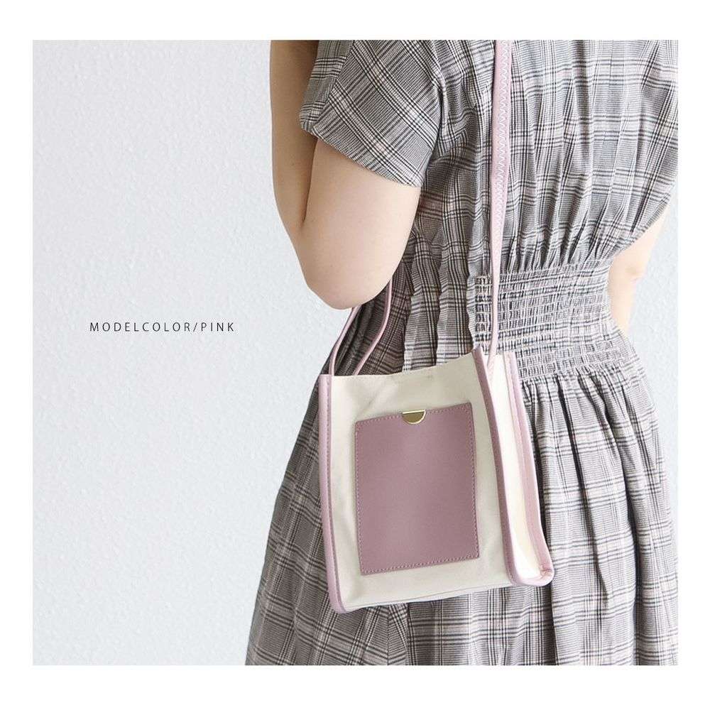 ショルダー バッグ ミニ スクエアポケットミニショルダー