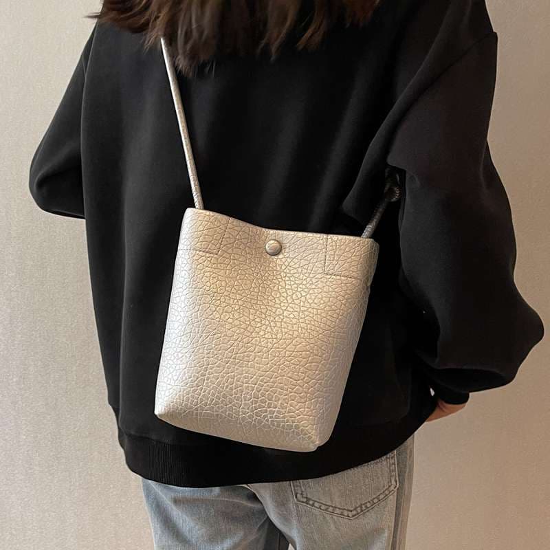 ショルダー バッグ ミニ クロコ型押しミニショルダーバッグ