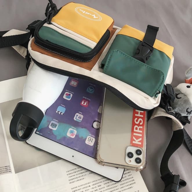 ショルダー バッグ ミニ カジュアルマルチポケット ミニショルダー