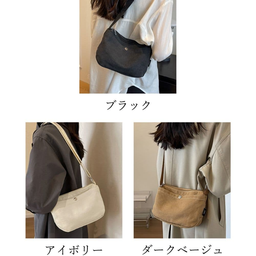 ショルダー バッグ ミニ キャンバス レディース 斜めがけ
