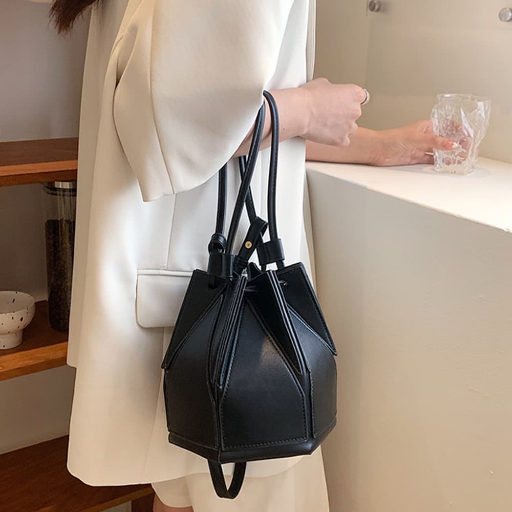 ショルダー バッグ ミニ レディース 巾着 2way