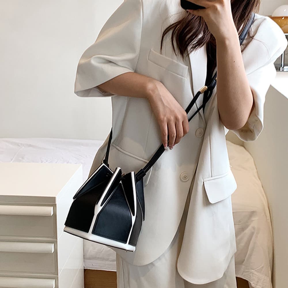 ショルダー バッグ ミニ レディース 巾着 2way