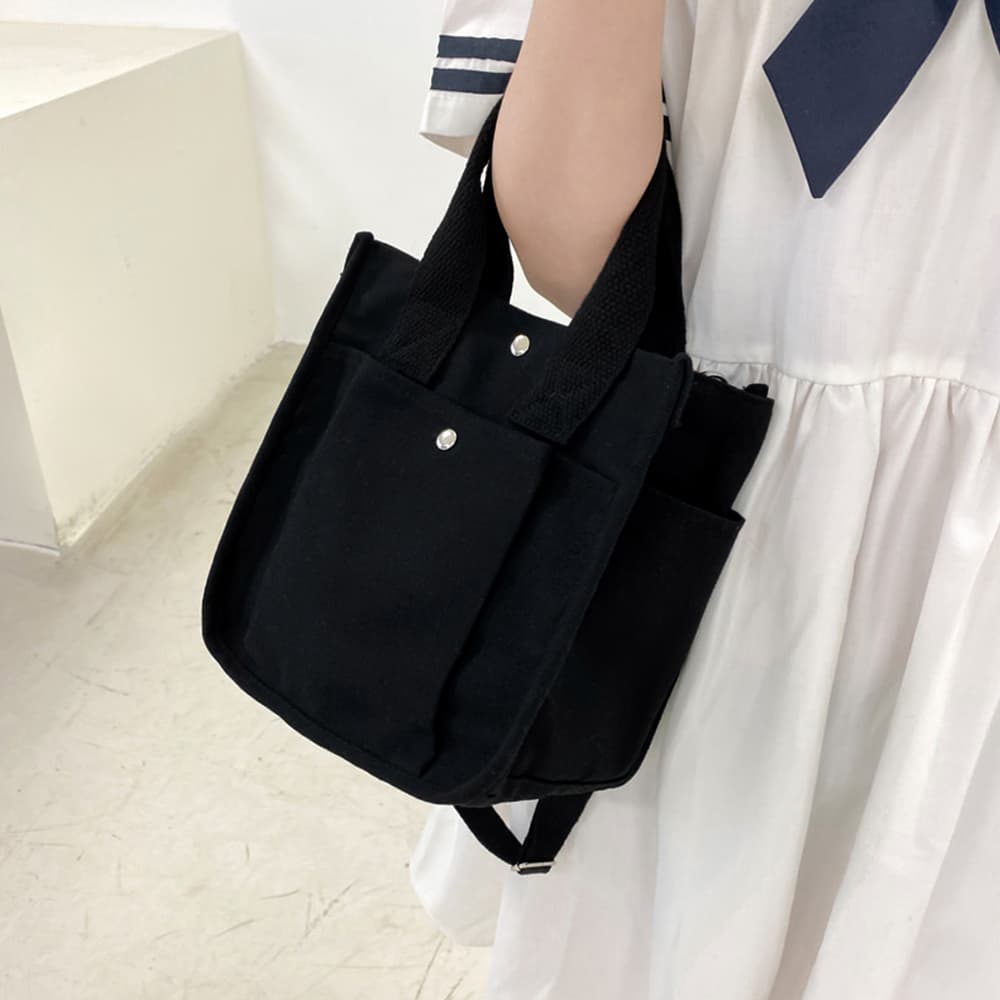 ショルダー バッグ ミニ 軽量 斜め掛けキャンバストート