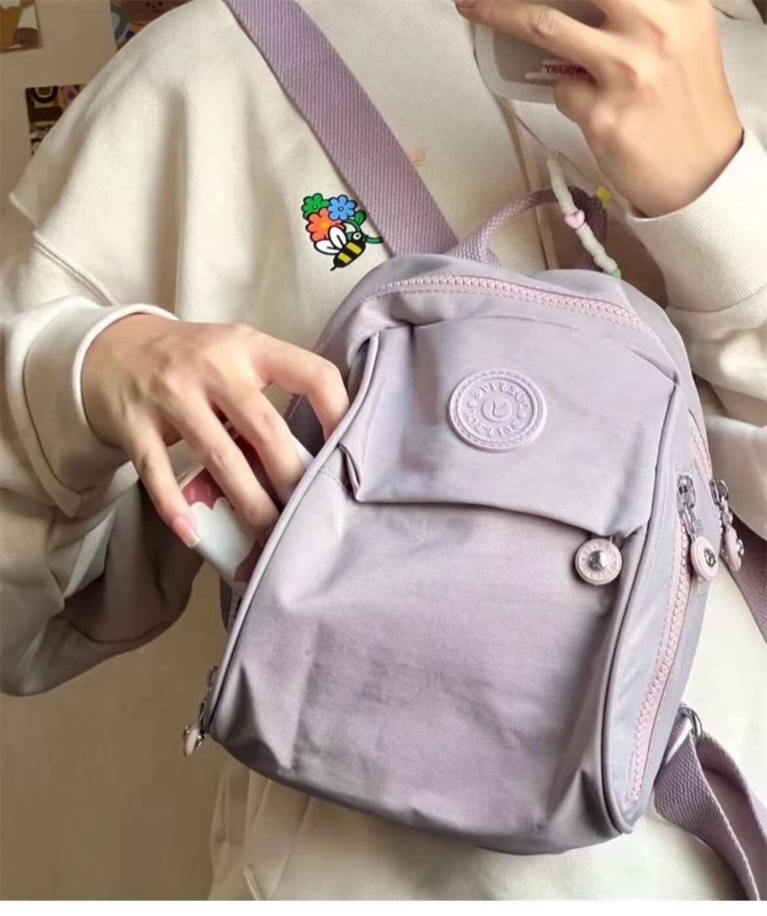 ショルダー バッグ ミニ 軽量ナイロン ミニショルダー バッグ