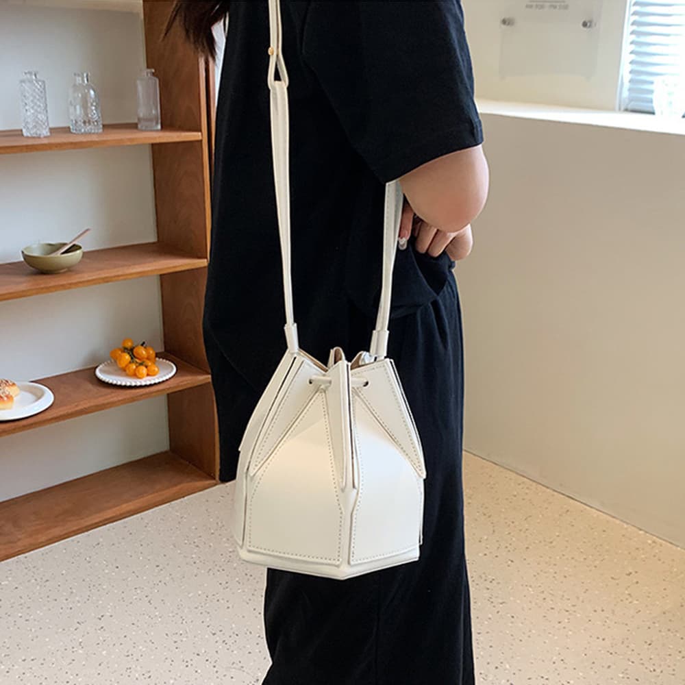 ショルダー バッグ ミニ レディース 巾着 2way