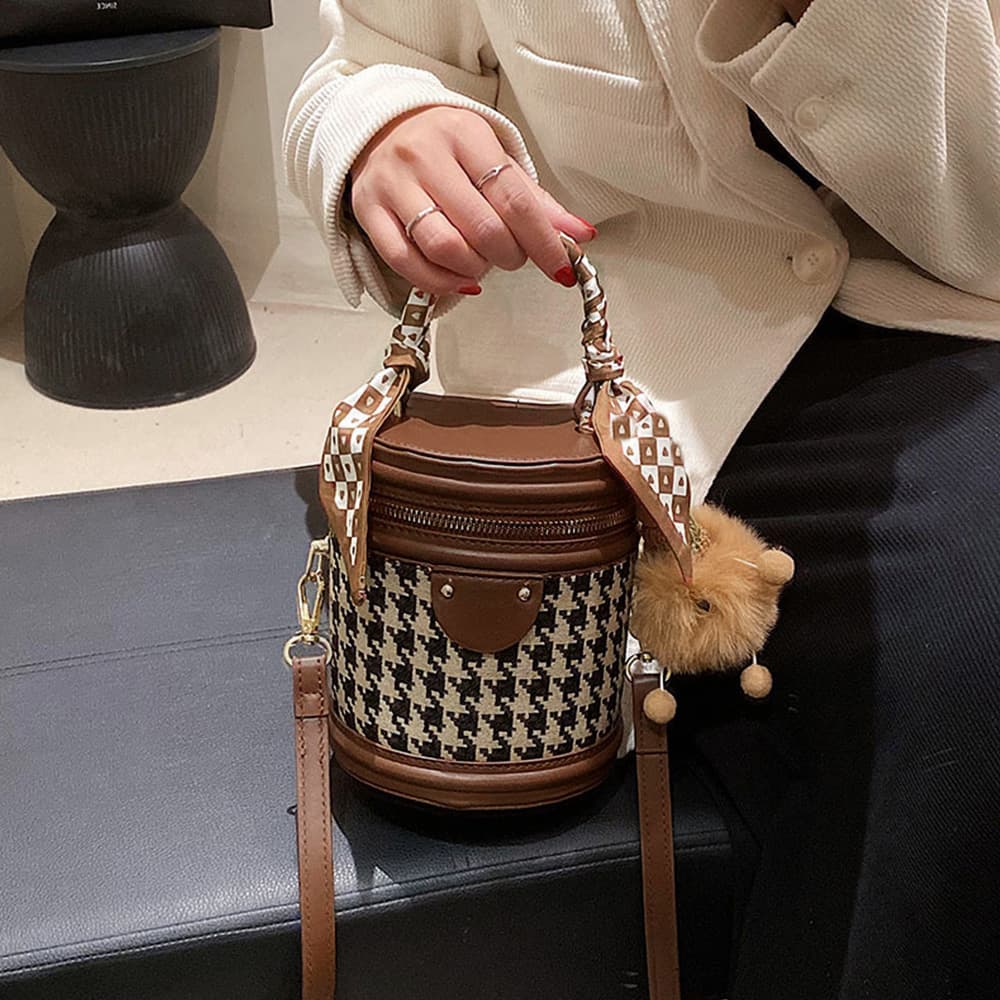 ショルダー バッグ ミニ バケツ型レディース