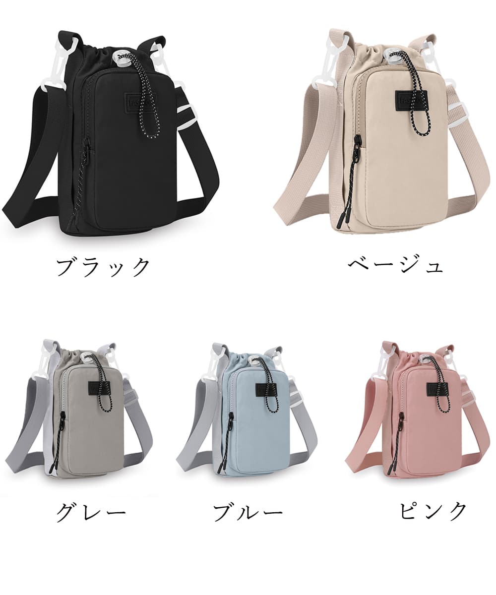 ショルダー バッグ ミニ 多機能斜めがけポシェット 軽量