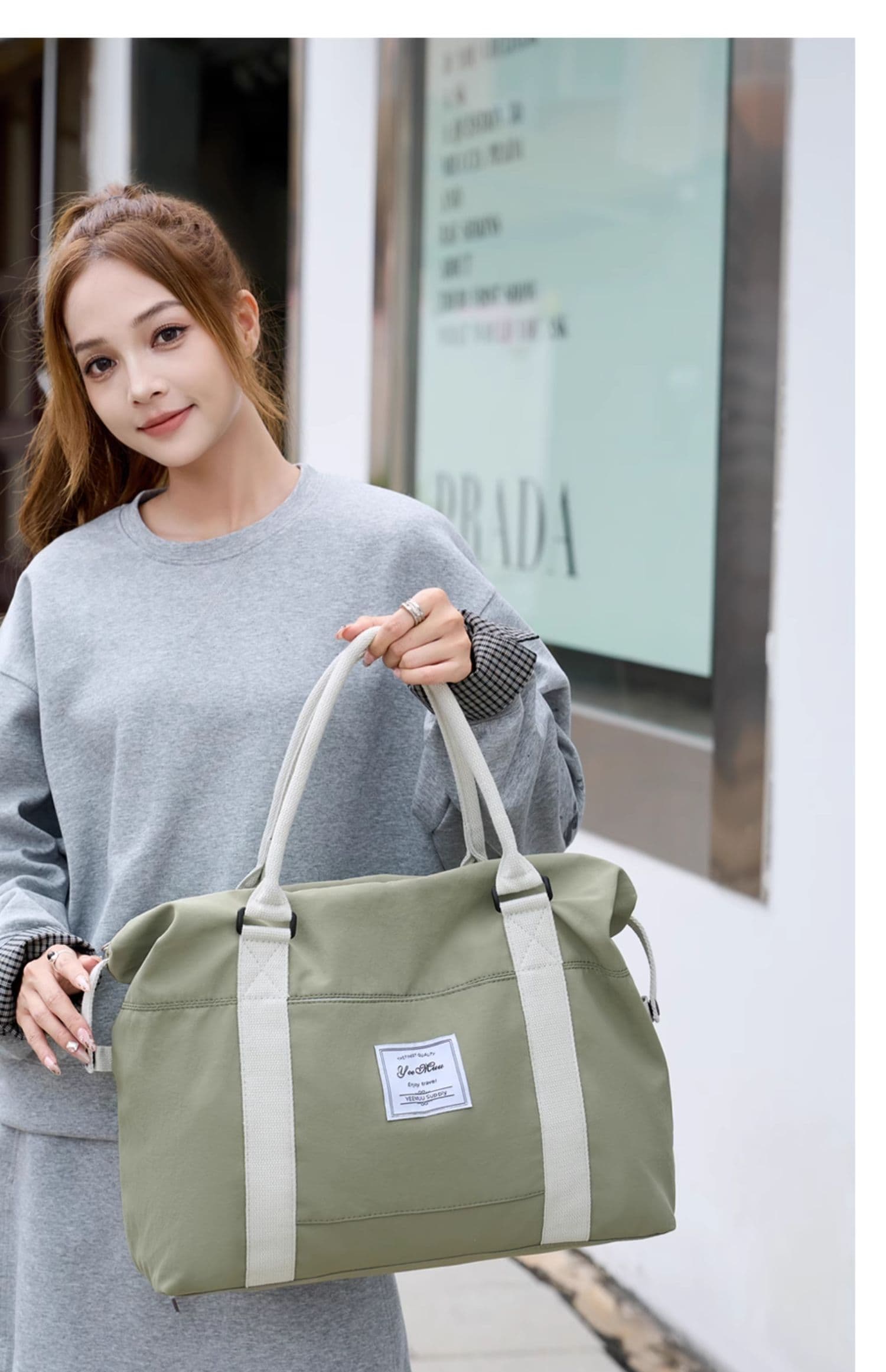 ショルダー バッグ ミニ トートスタイル ロールトップバッグ