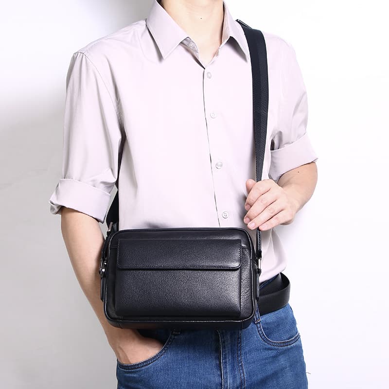 ショルダー バッグ ミニ シンプル革製ミニショルダーバッグ